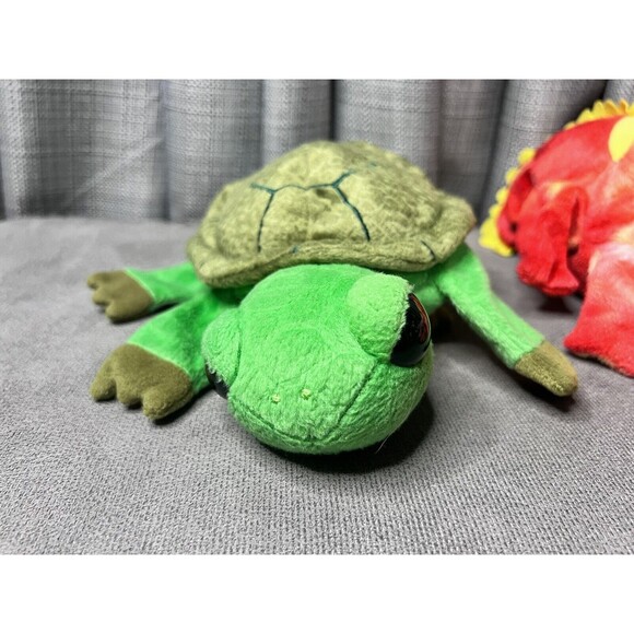Caltoy Hand Puppets Flamingo Chameleon Turtle 11 inch Stuffed Animal Toy Plush - Picture 3 of 16